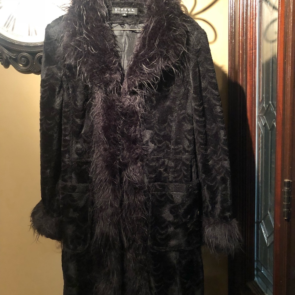 Gorgeous lined black coat